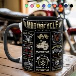 Vintage Motorcycle Collection Accent Mug