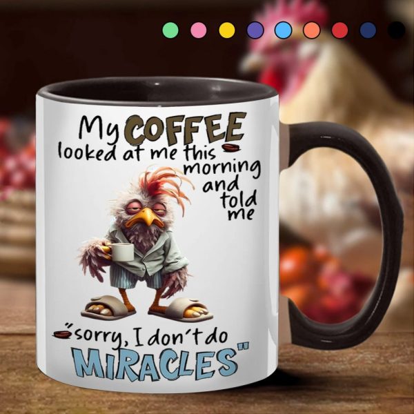 Chicken Funny Accent Mug