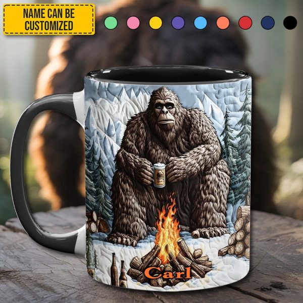 Beerfoot – Personalized Funny Bigfoot Accent Mug