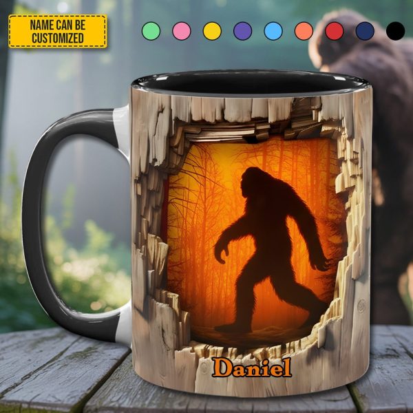 Bigfoot Legend - Personalized Bigfoot Accent Mug