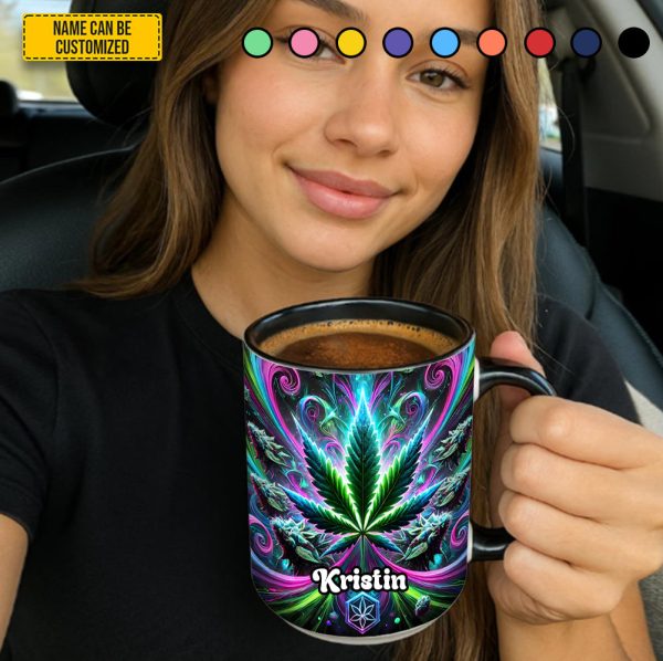 Personalized Mysterious Weed Accent Mug