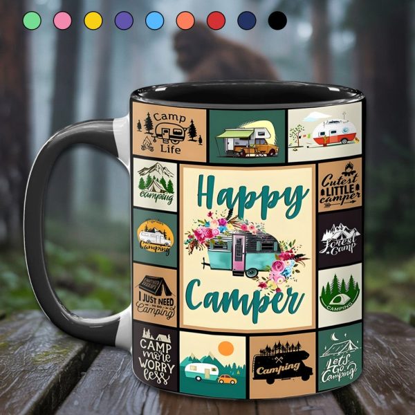 Happy Camper - The Camping Vintage Collection Accent Mug