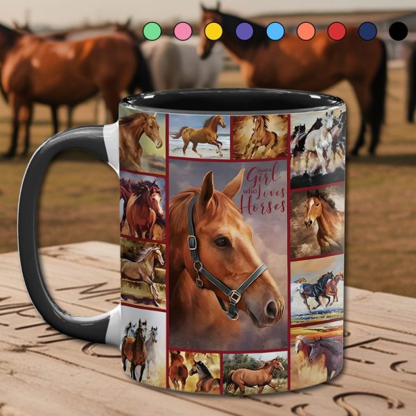 Love Horses - Horse Accent Mug