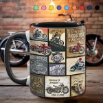 Backroad Memories Vintage Motorcycle Accent Mug
