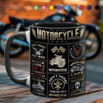 Vintage Motorcycle Collection Accent Mug