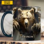 Wall Breaker – Personalized Bear Accent Mug