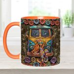 Hippie Girl - Personalized Hippie Accent Mug