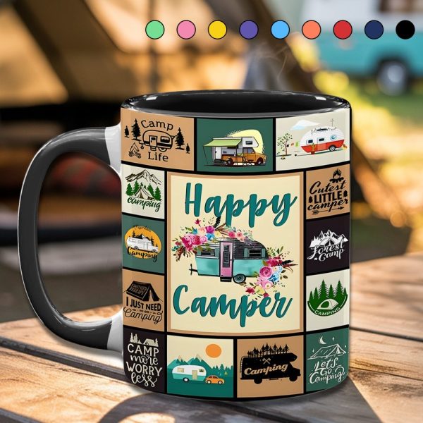 Happy Camper - The Camping Vintage Collection Accent Mug
