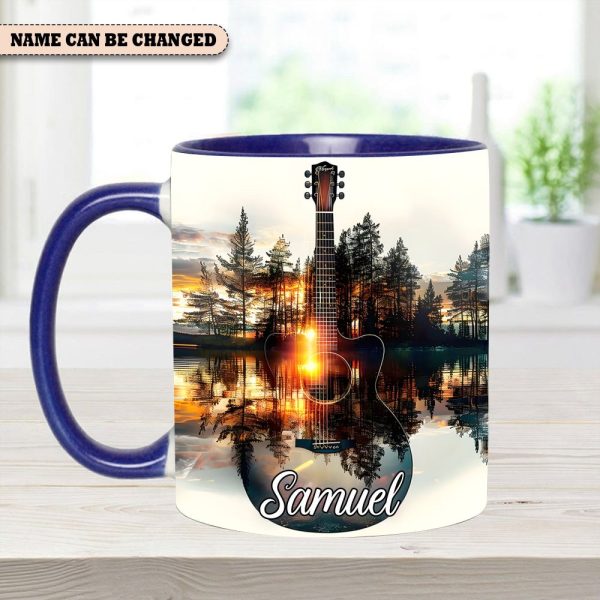 Fantasy Guitar – Personalized Guitar Accent Mug