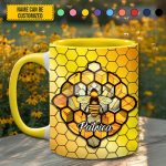 Love Bees - Personalized Bee Accent Mug