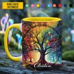 Tree Of Life - Personalized Hippie Accent Mug