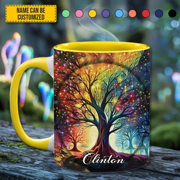 Tree Of Life - Personalized Hippie Accent Mug