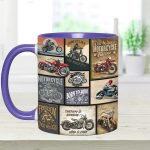 Backroad Memories Vintage Motorcycle Accent Mug
