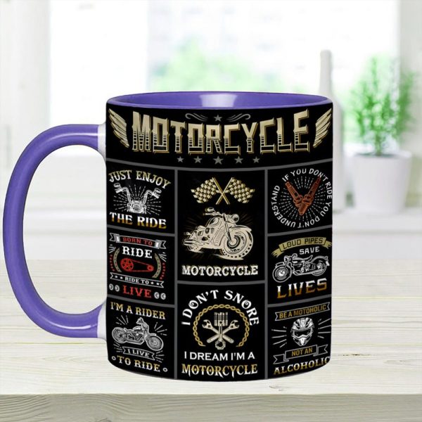 Vintage Motorcycle Collection Accent Mug