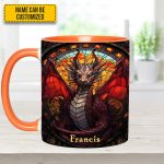 Fantasy Dragon Personalized Accent Mug