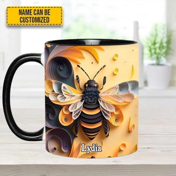 Love Bee - Personalized Bee Accent Mug