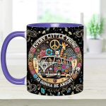 Every Little Thing Is Gonna Be Alright - Personalized Hippie Accent Mug