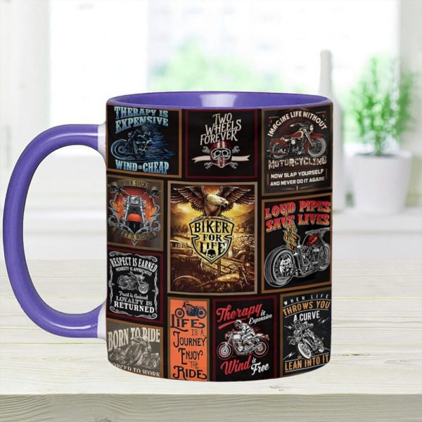 Vintage Biker Collection Accent Mug