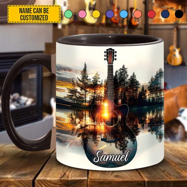 Fantasy Guitar – Personalized Guitar Accent Mug