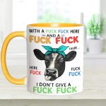 Funny Highland Cow Accent Mug