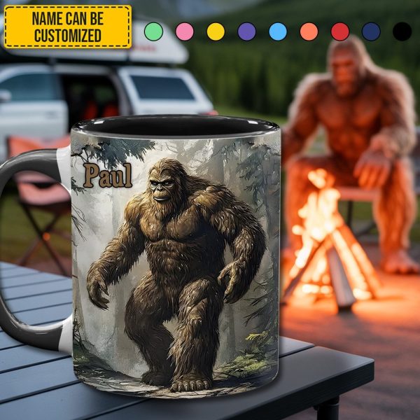 Forest Legend – Personalized Funny Bigfoot Accent Mug