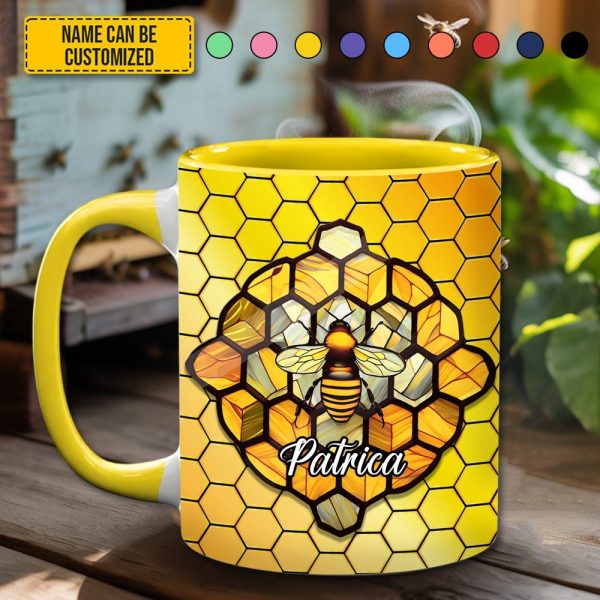 Love Bees - Personalized Bee Accent Mug