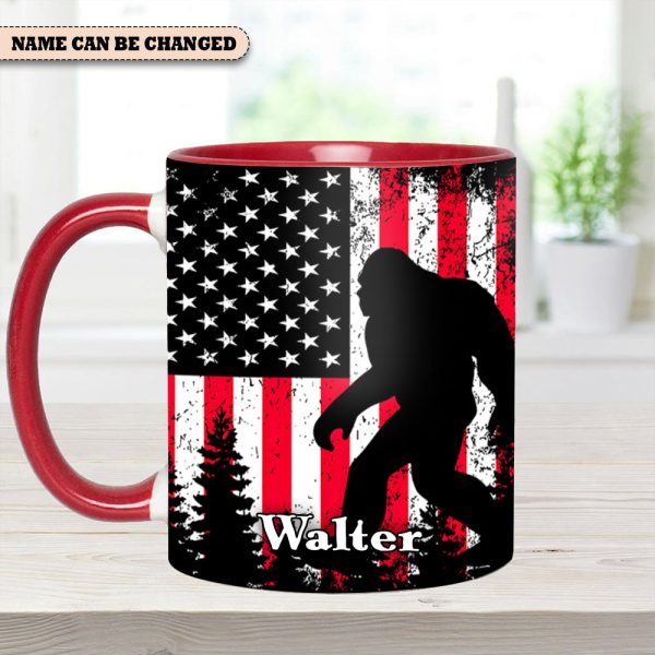 American Bigfoot Personalized Accent Mug