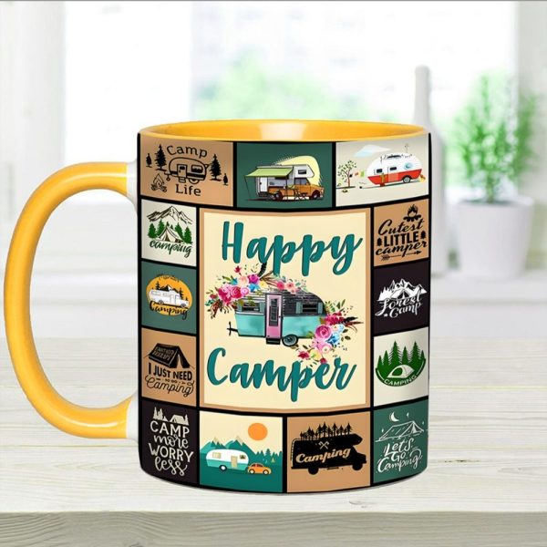 Happy Camper - The Camping Vintage Collection Accent Mug