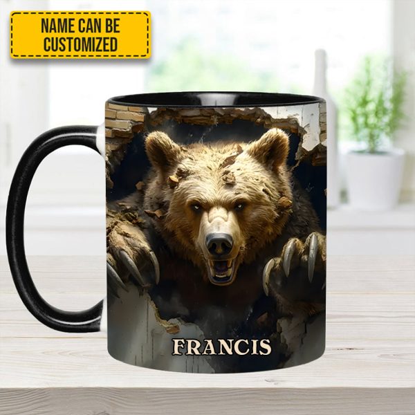 Wall Breaker – Personalized Bear Accent Mug