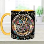 Every Little Thing Is Gonna Be Alright - Personalized Hippie Accent Mug