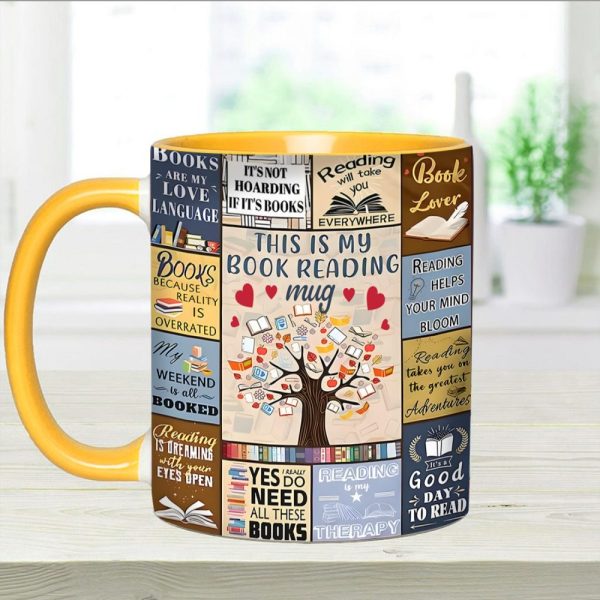 This Is My Book Reading Mug - Accent Mug