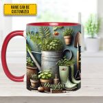 Garden Plant  - Personalized Gardening Accent Mug