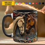 Horse Couple - Personalized Horse Accent Mug