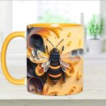 Love Bee - Personalized Bee Accent Mug