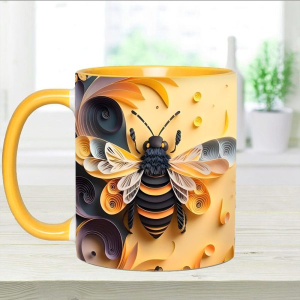 Love Bee - Personalized Bee Accent Mug