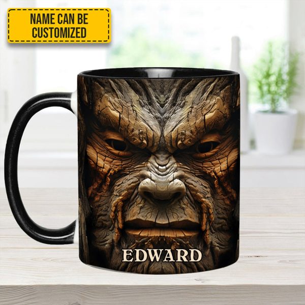 Bigfoot Saw Me - Personalized Bigfoot Accent Mug