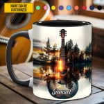 Fantasy Guitar – Personalized Guitar Accent Mug