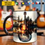 Fantasy Guitar – Personalized Guitar Accent Mug