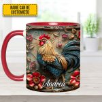 Vintage Rooster – Personalized Chicken Accent Mug