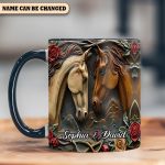 Horse Couple - Personalized Horse Accent Mug