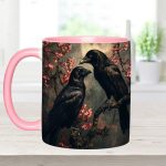 Personalized Raven Couple Accent Mug