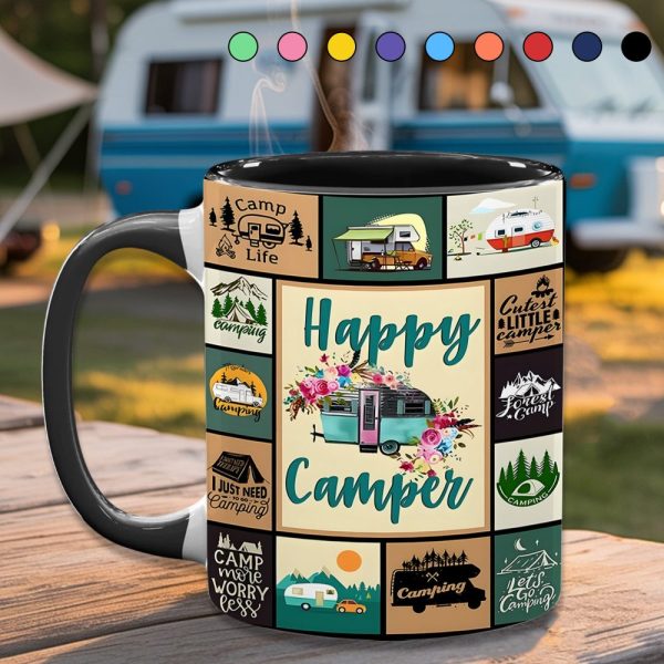 Happy Camper - The Camping Vintage Collection Accent Mug