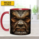 Bigfoot Saw Me - Personalized Bigfoot Accent Mug