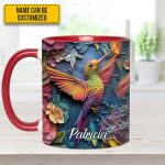 Hummingbird Accent Mug - Personalized Accent Mug
