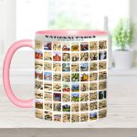 Us National Park Bucket List Accent Mug