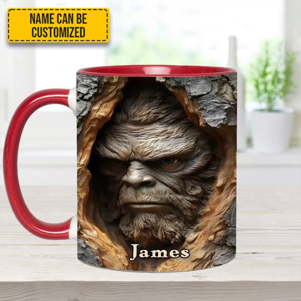 The Lurker – Personalized Bigfoot Accent Mug