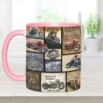 Backroad Memories Vintage Motorcycle Accent Mug