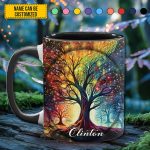 Tree Of Life - Personalized Hippie Accent Mug