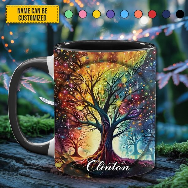 Tree Of Life - Personalized Hippie Accent Mug