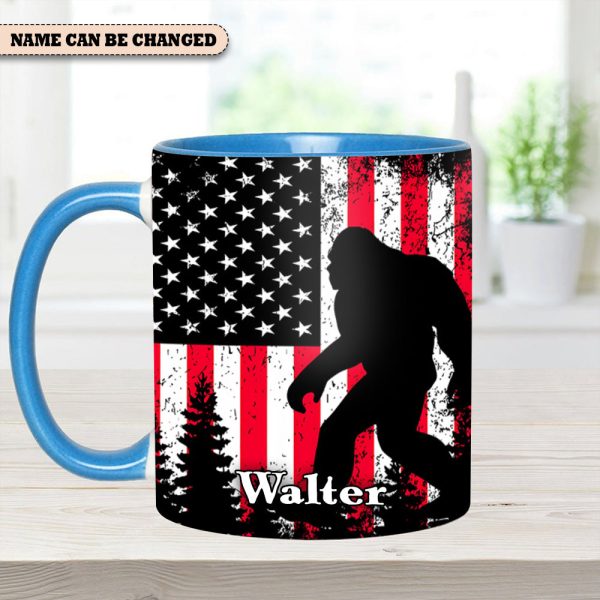 American Bigfoot Personalized Accent Mug